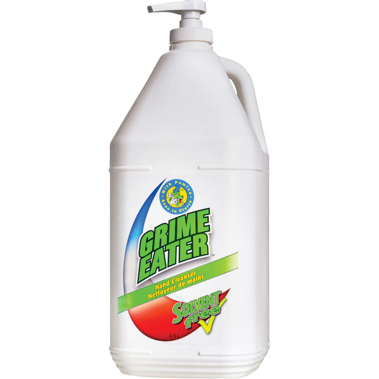 Solvent-Free Hand Cleaner, Pumice, 3.5 L, Bottle, Honey Cherry