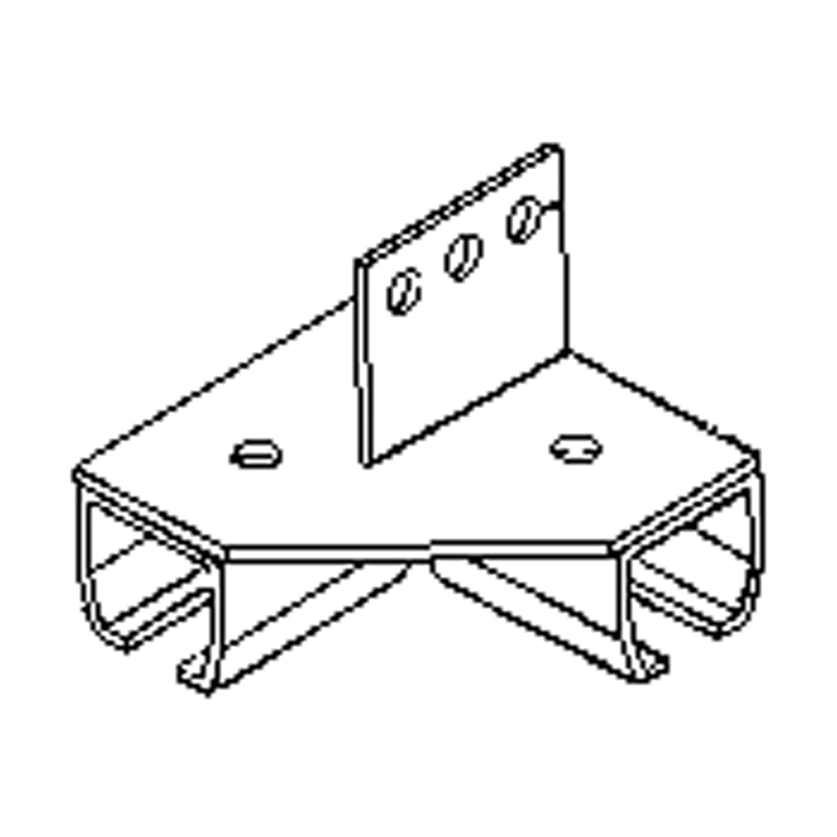 Beam Mount Curtain Partition 90° Corner Connector