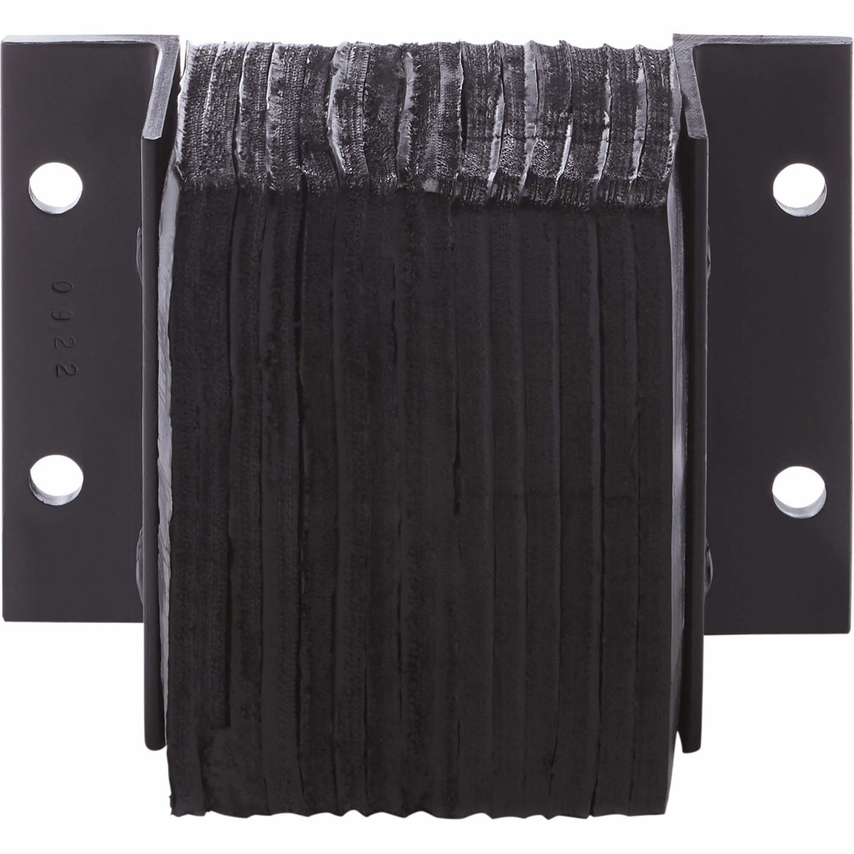 Laminated Dock Bumpers, Horizontal, Rubber, 14" W x 4" D x 12" H