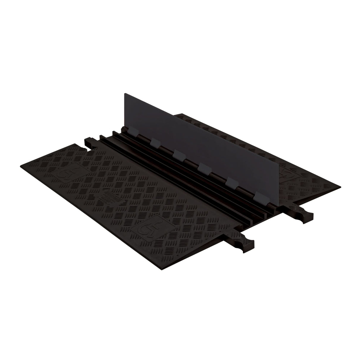 Guard Dog® Cable Protector, 3 Channels, 36" L x 13.8" W x 1.25" H