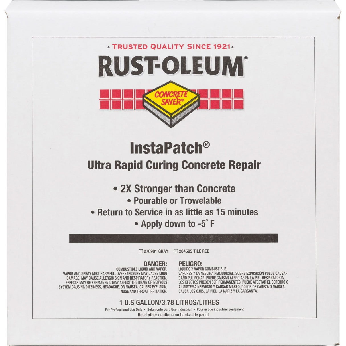 Concrete Saver® InstaPatch® Concrete Repair, Grey