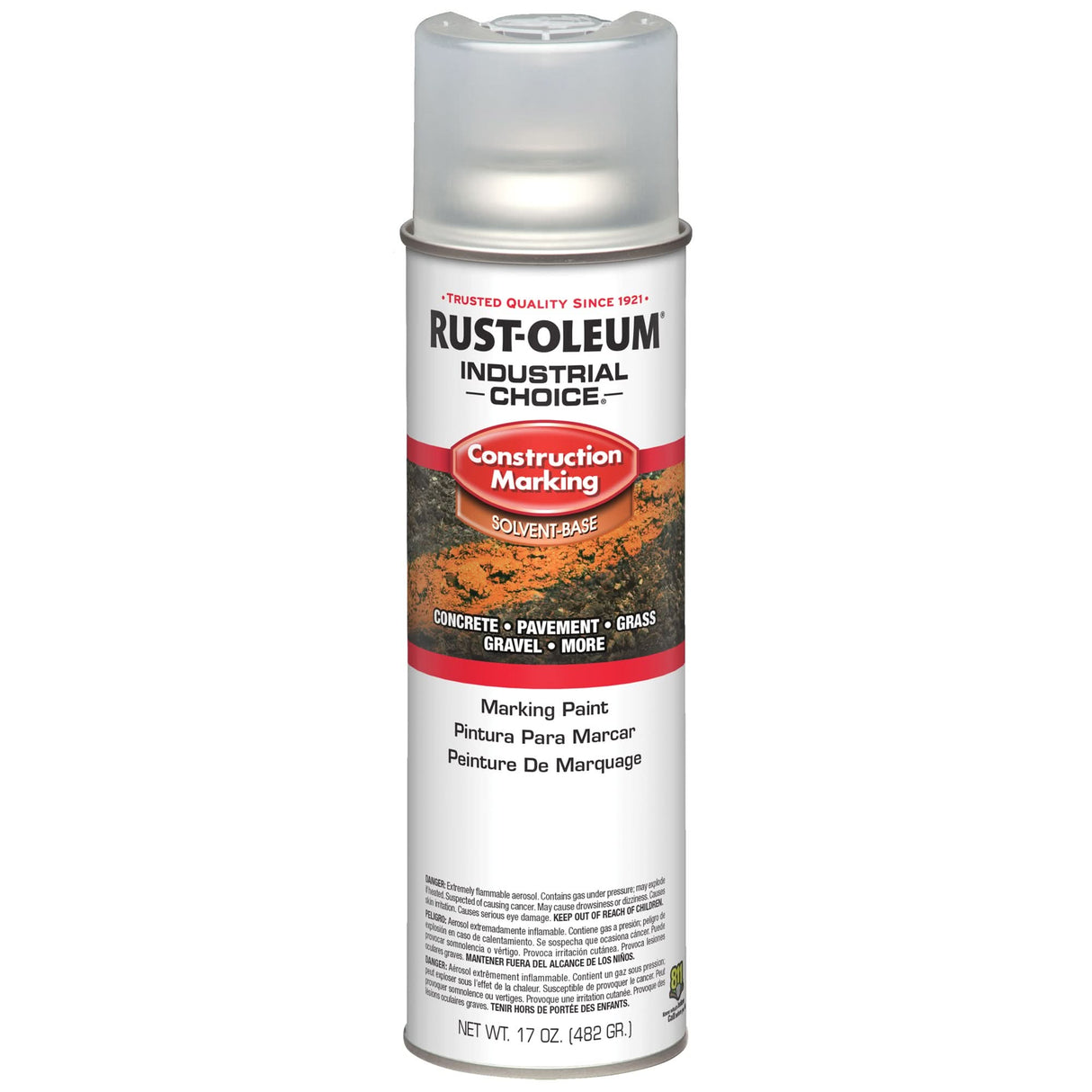 Industrial Choice® M1400 Solvent-Based Marking Paint, 17 oz., Aerosol Can