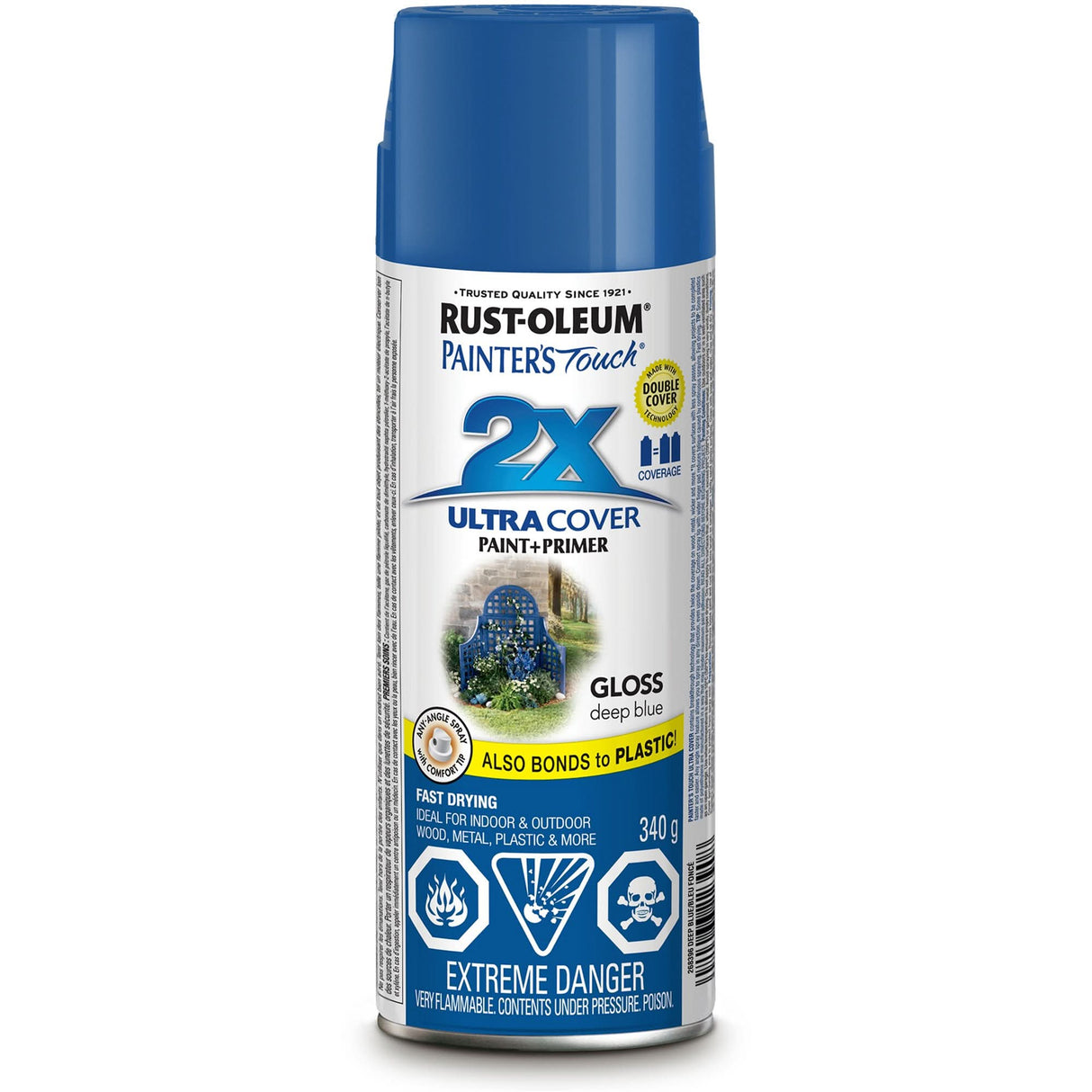 Painter's Touch® Ultra Cover Paint, Deep Blue, Gloss, Aerosol Can