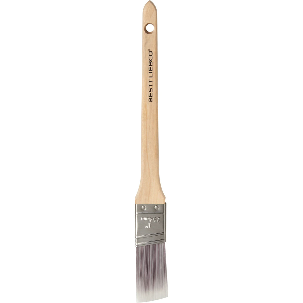 Master Angle Cut-In Paint Brush, Poly/Nylon, Wood Handle, 1" Width