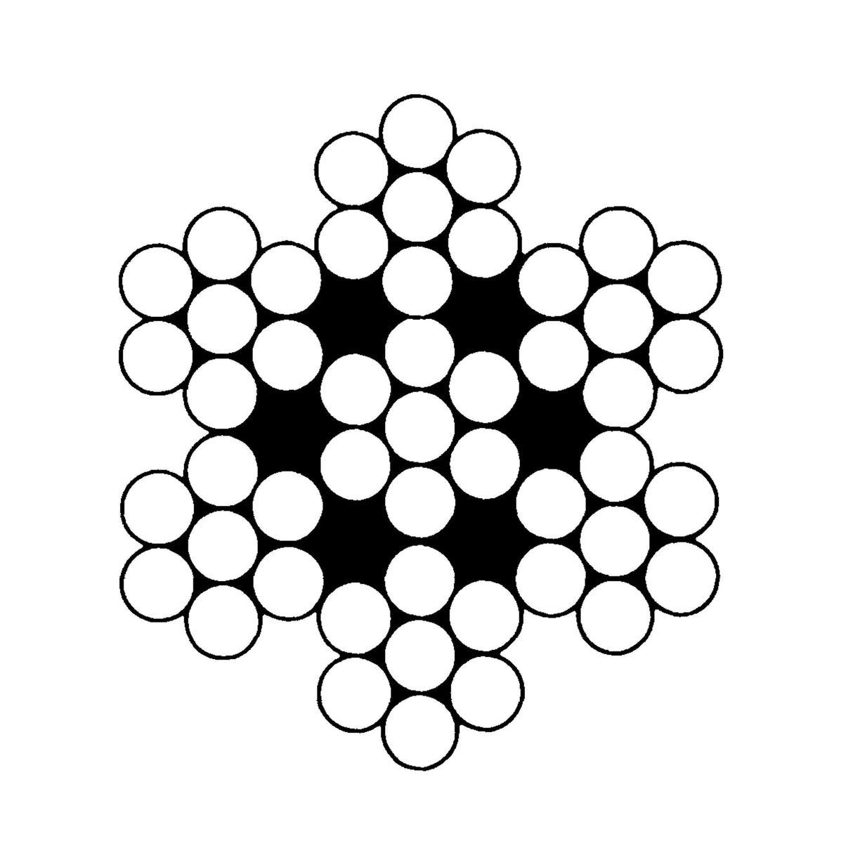 Aircraft Cables, 100' (30.48 m) x 1/8", 1700 lbs. (0.85 tons), Galvanized