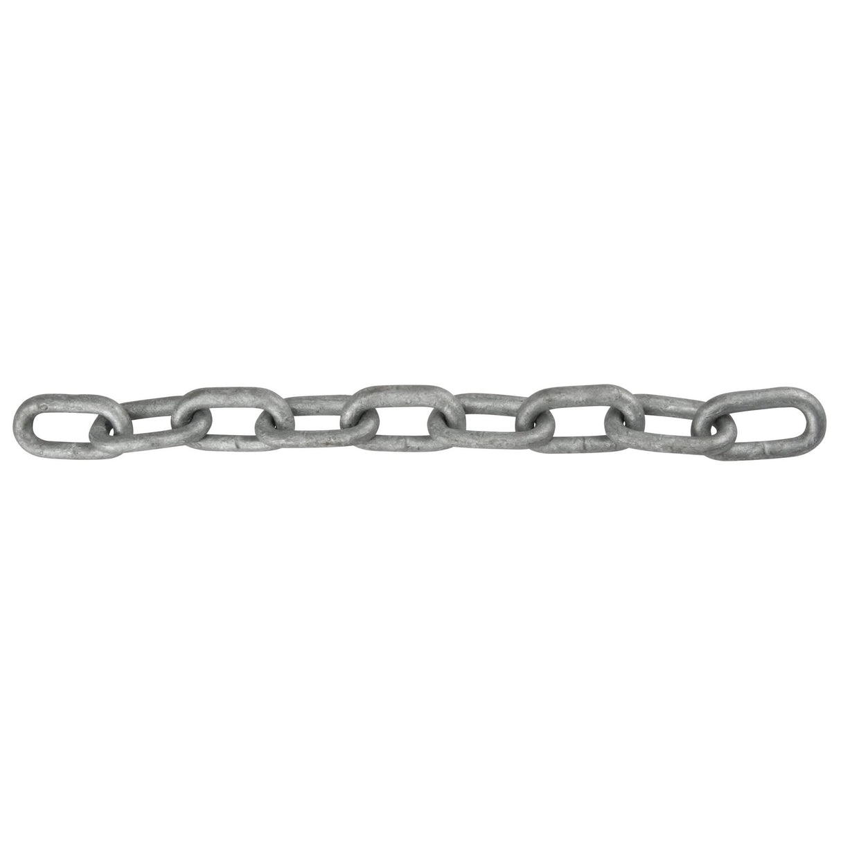 Straight Link Chain, Low Carbon Steel, 1" x 100' (30.4 m) L, Grade 30, 17900 lbs. (8.95 tons) Load Capacity