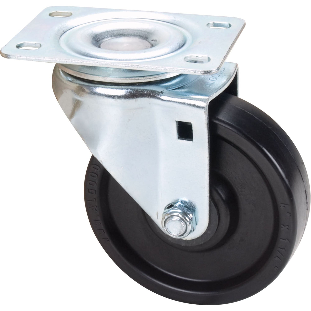General Purpose Caster, Rigid, 4" (101.6 mm), Urethane, 350 lbs. (158.8 kg.)