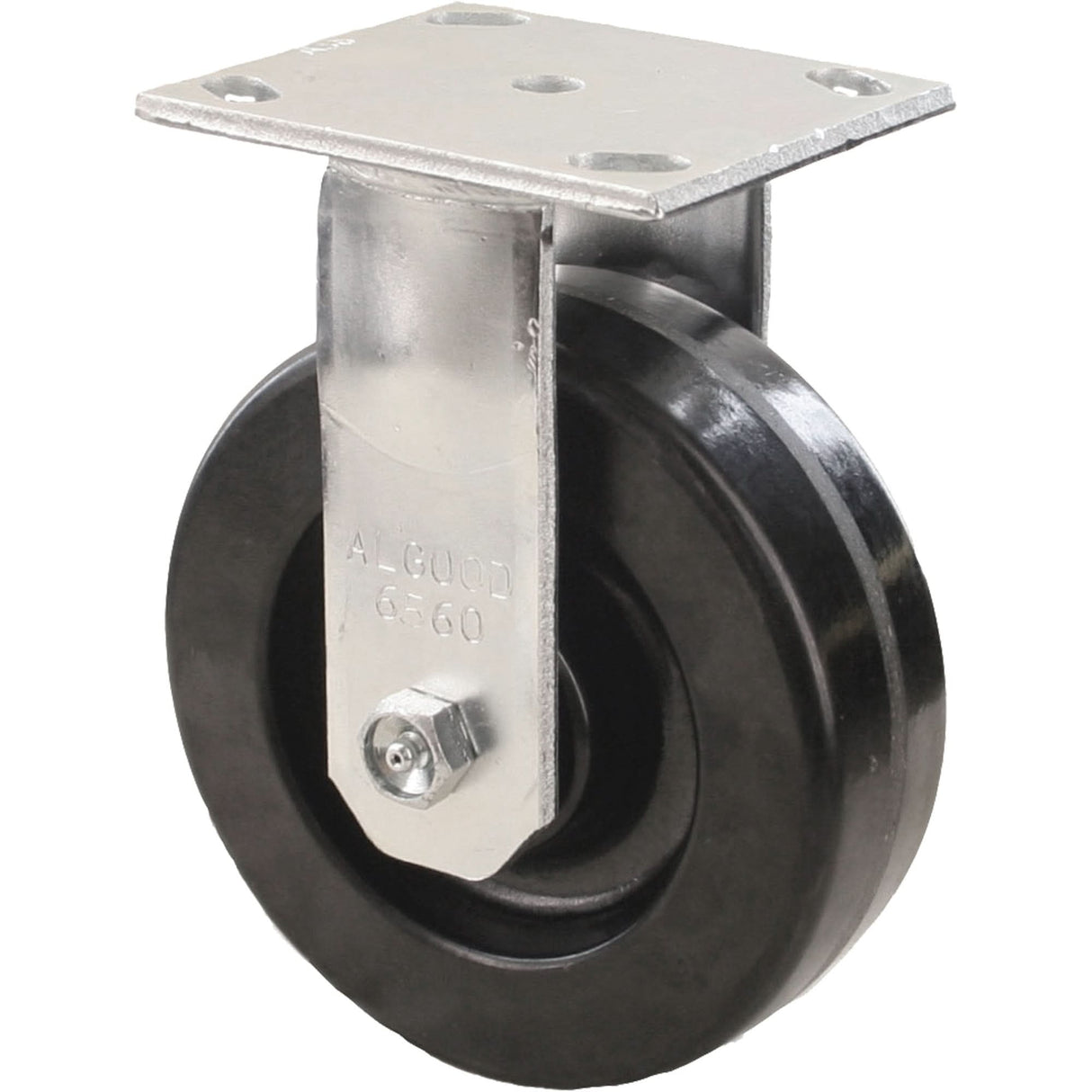 Heavy-Duty EMaxx Kingpin Caster, Rigid, 6" (152.4 mm), Phenolic, 1200 lbs. (544.3 kg.)
