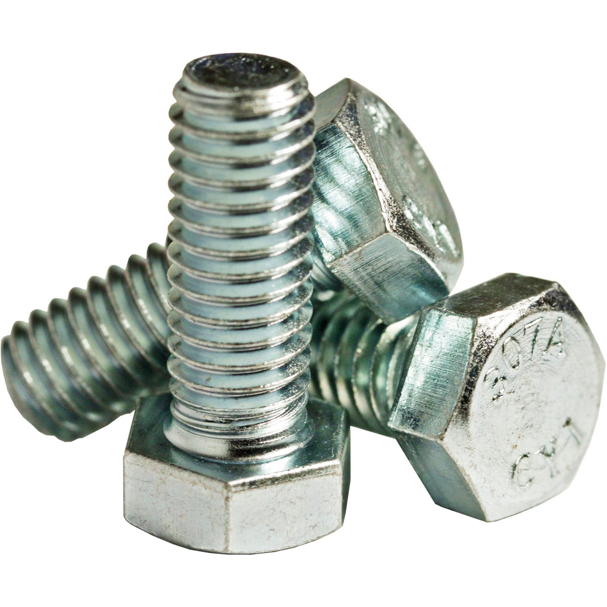 Hex Head Cap Screw, 3/4" Dia., 4-1/2" L, Zinc Cr+3, Coarse, Grade Grade A