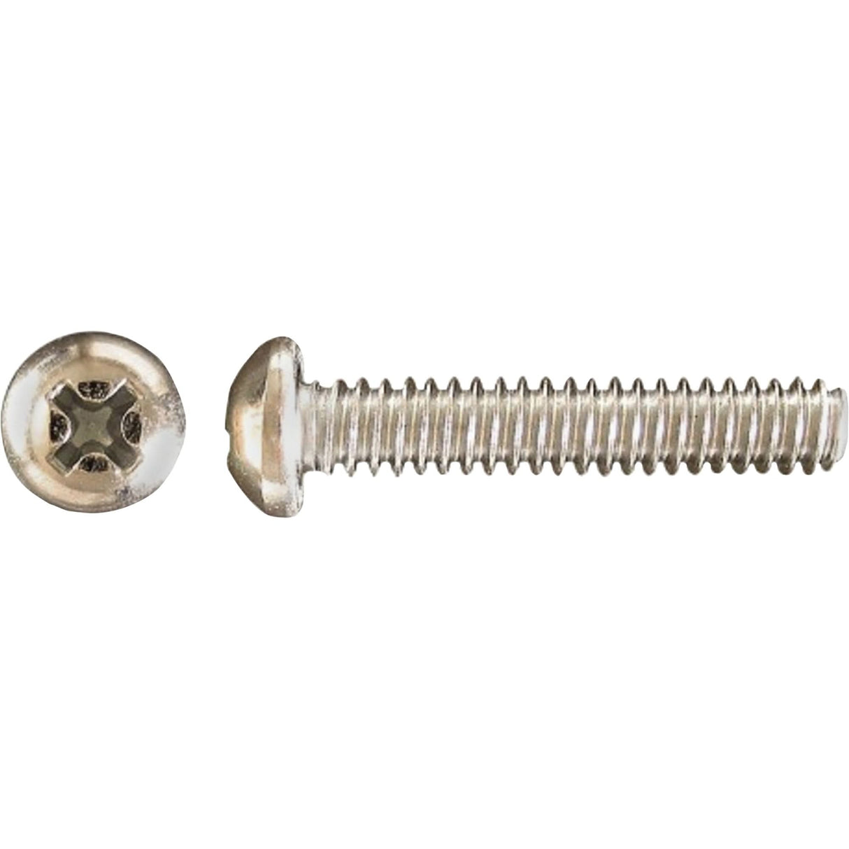 Pan Phillips HD Machine Screws, #10 x 1" L, Zinc Plated
