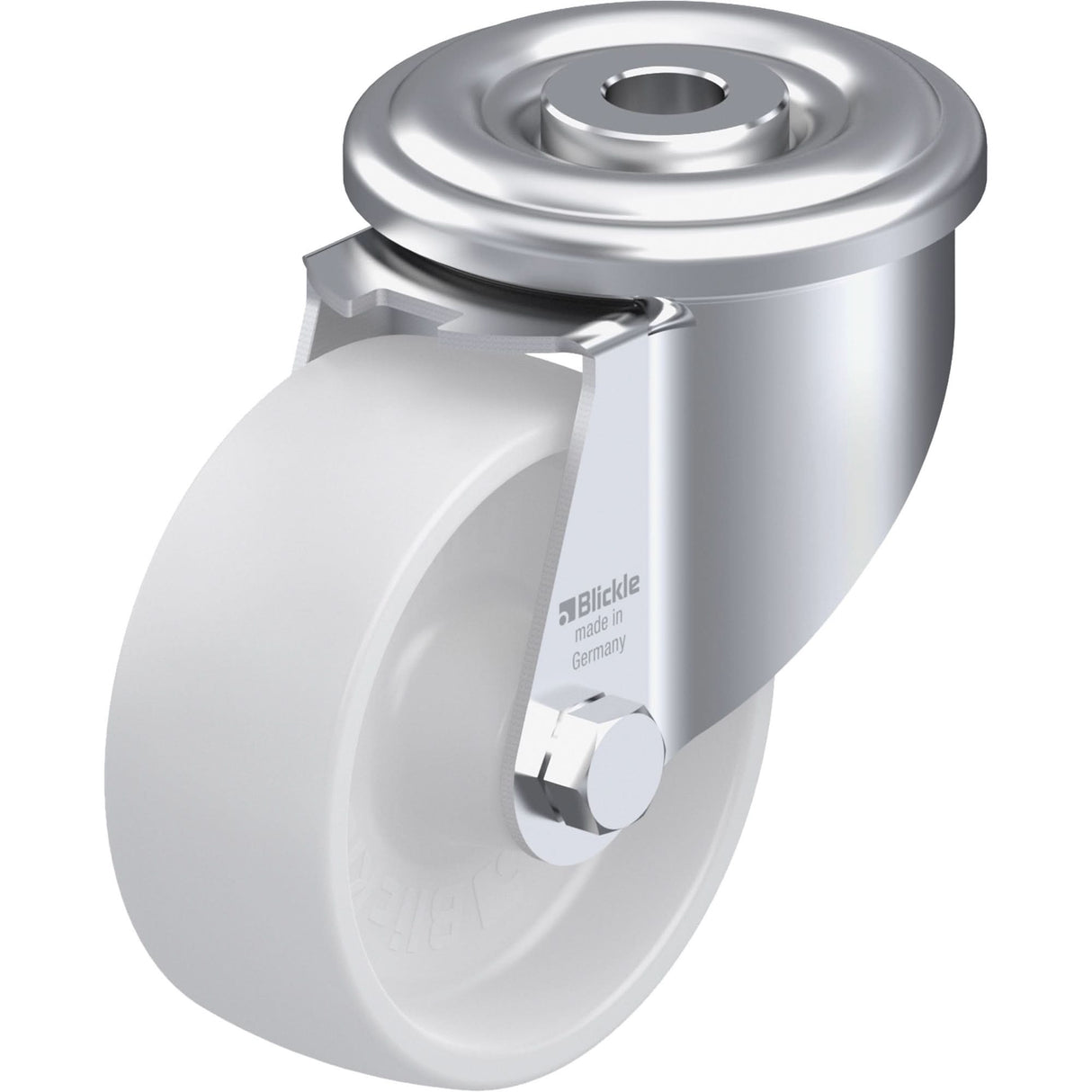 Nylon Caster, Swivel, 3-1/8" (79.375 mm) Dia., 330 lbs. (149.685 kg.) Capacity