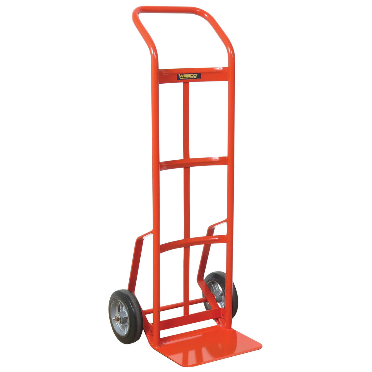 Hand Truck with Reinforced Noseplate - 156RN-HB, Continuous Handle, Steel, 51" Height, 800 lbs. Capacity