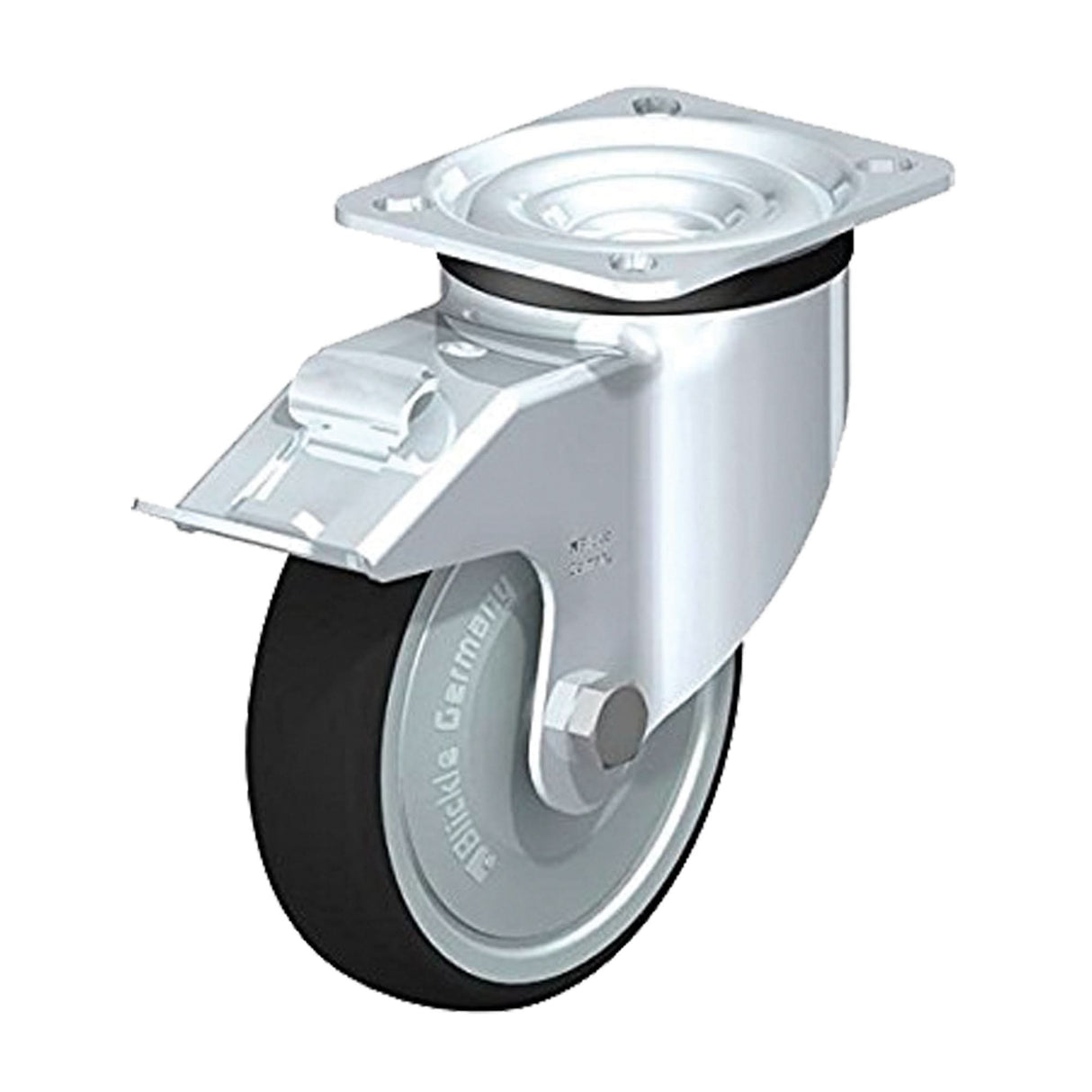 High-Quality Caster, Swivel, 3-1/8" (79.5 mm), Thermoplastic Polyurethane, 330 lbs. (150 kg.)