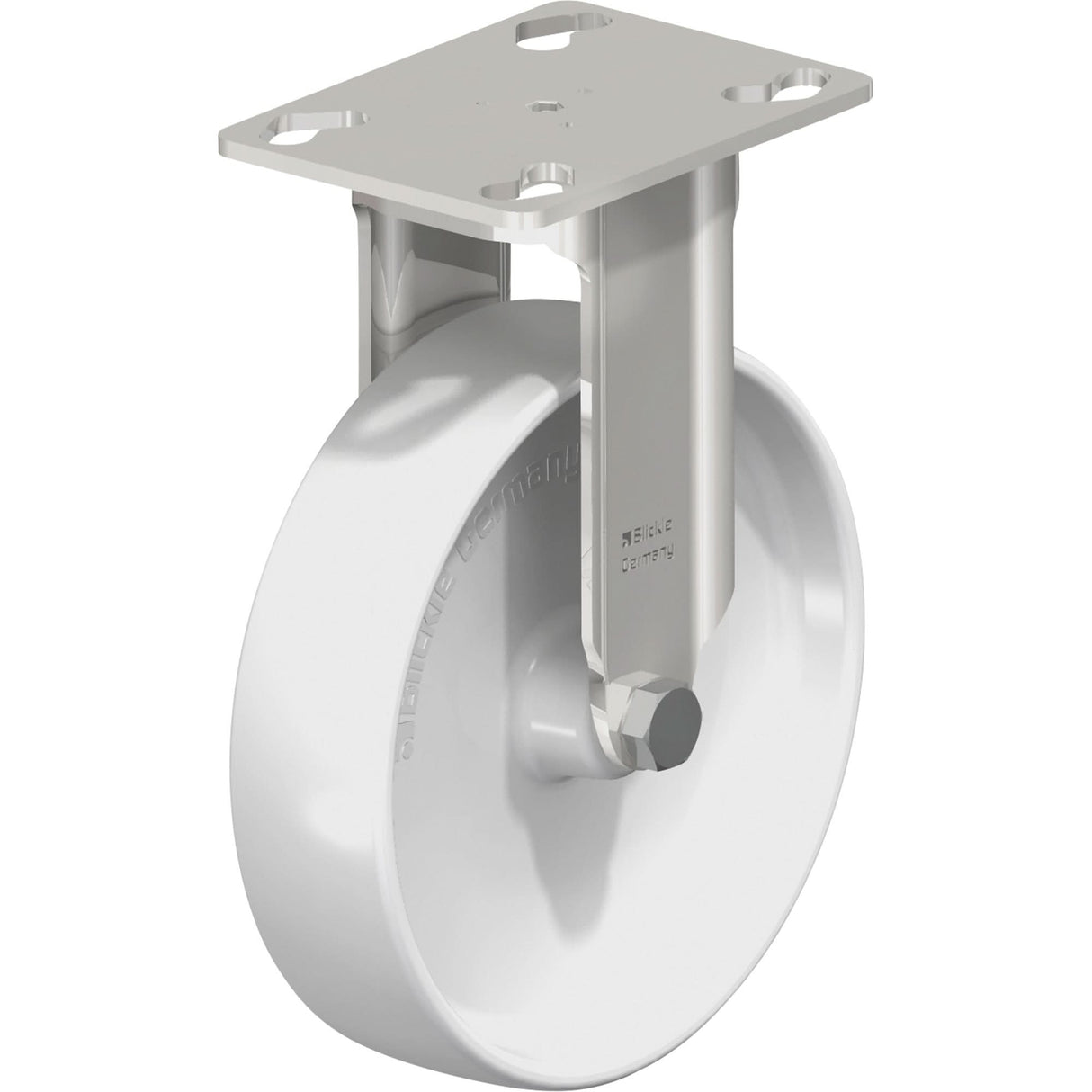 Caster, Rigid, 5" (127 mm), Nylon, 265 lbs. (120 kg.)