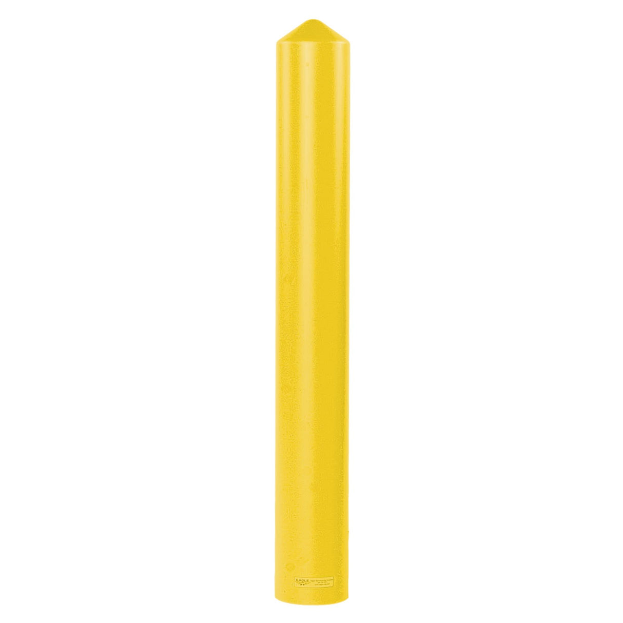 Smooth Bollard Cover, 8" Dia. x 56" L, Yellow