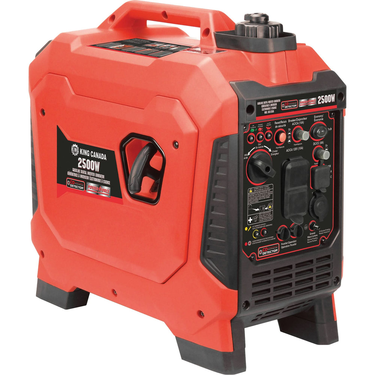 Inverter Generator, 2500 W Surge, 1800 W Rated, 4.2 L Tank