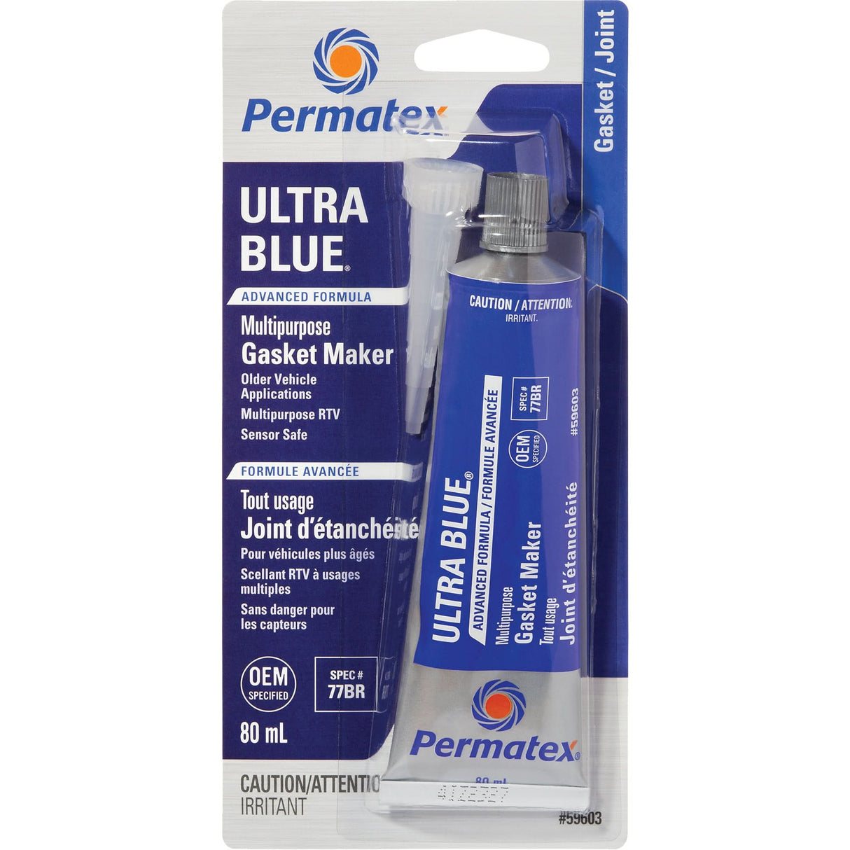 Ultra Blue® Gasket Maker, 80 ml, Tube, Blue
