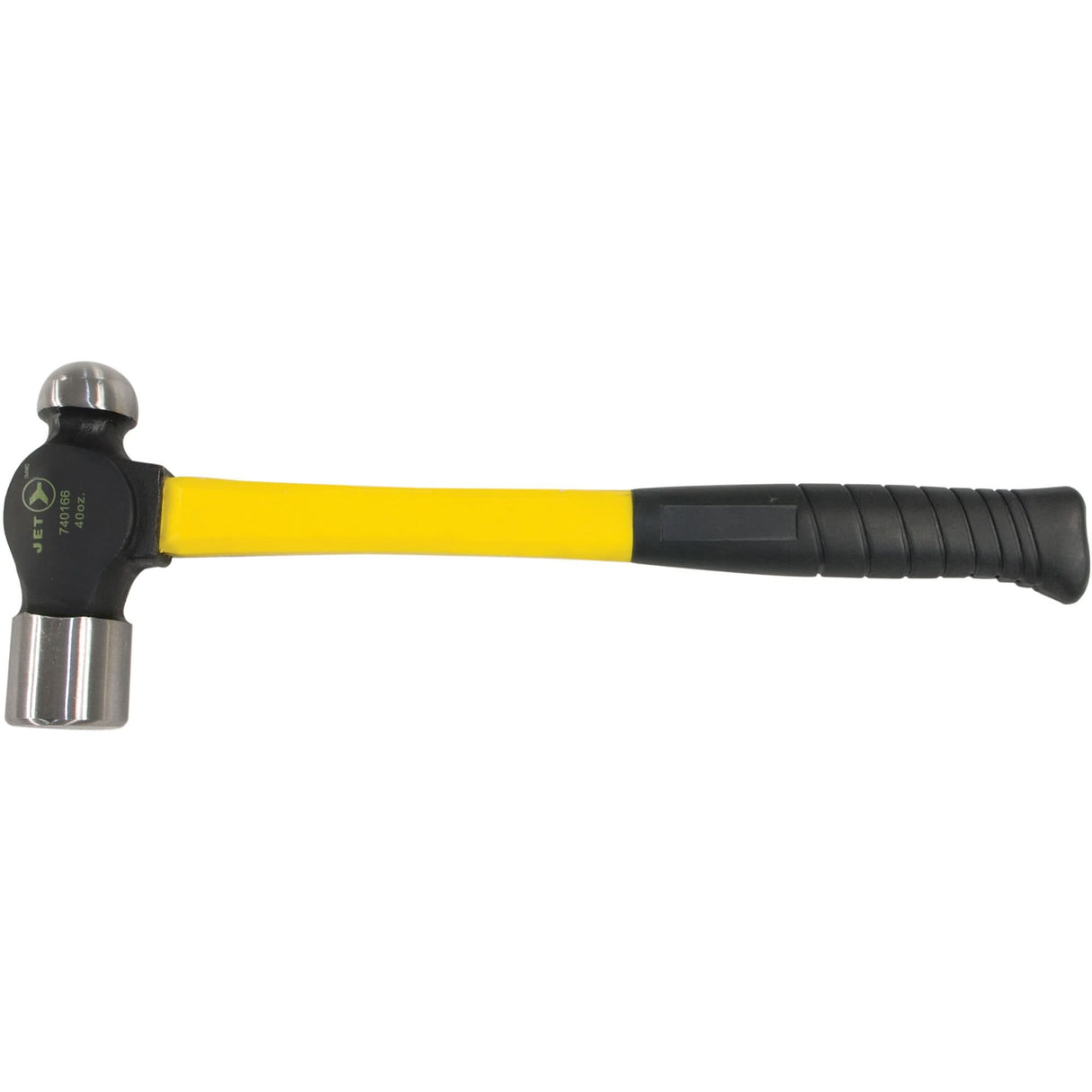 Heavy-Duty Handle Ball Pein Hammer, 40 oz. Head Weight, Fibreglass Handle
