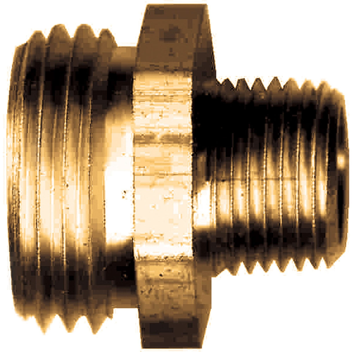 Male Pipe Coupling, Brass, 1/2"