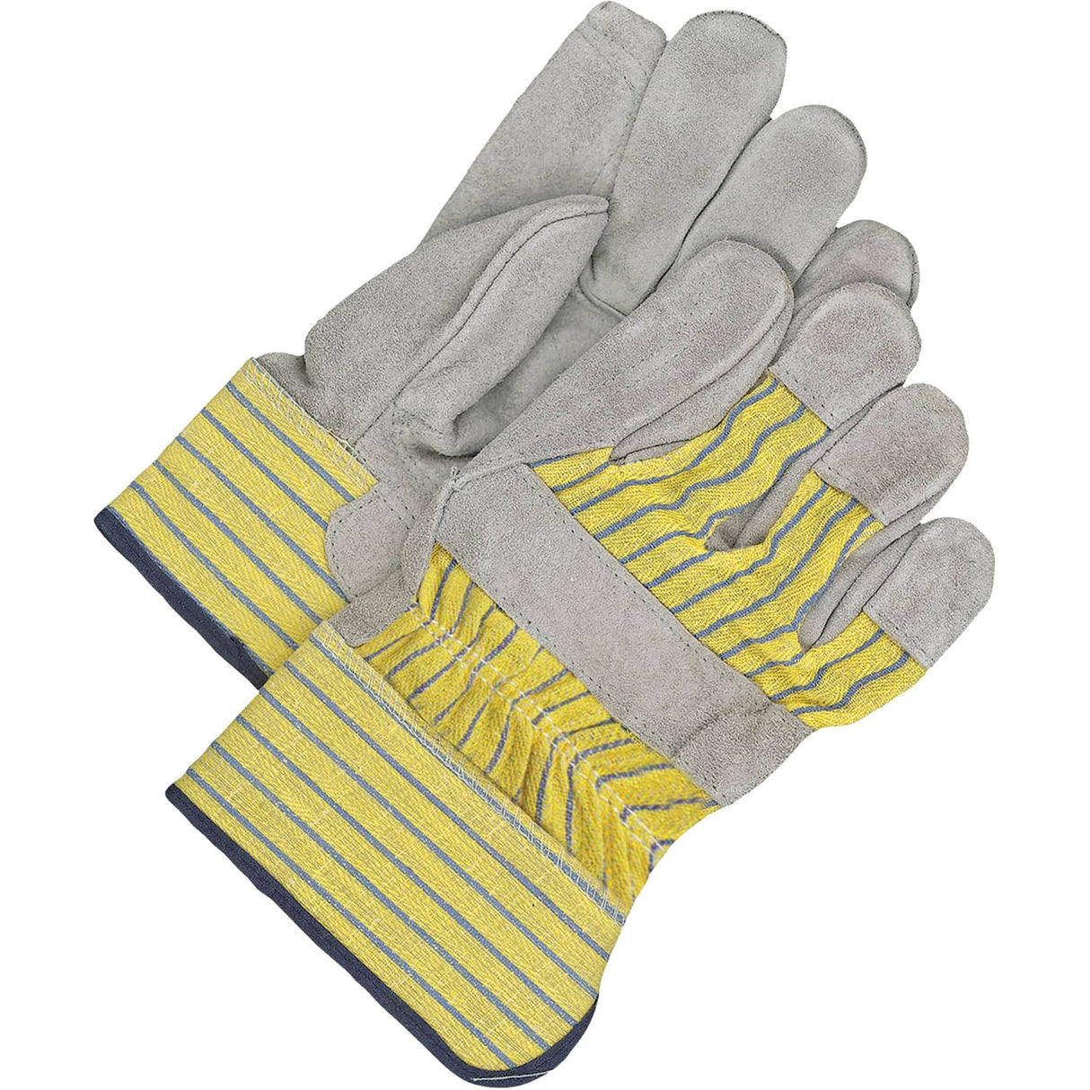 Classic Fitter Gloves with Double Palm, One Size, Split Cowhide Palm, Fleece Inner Lining