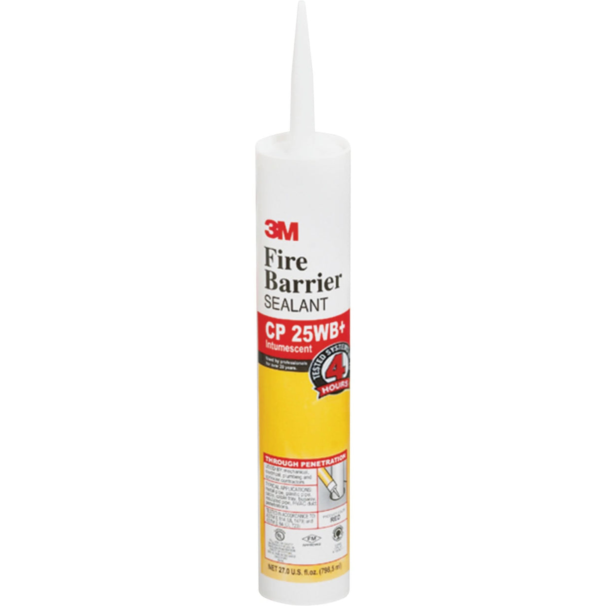 Fire Barrier Sealant CP, 85 g, Tube, Red
