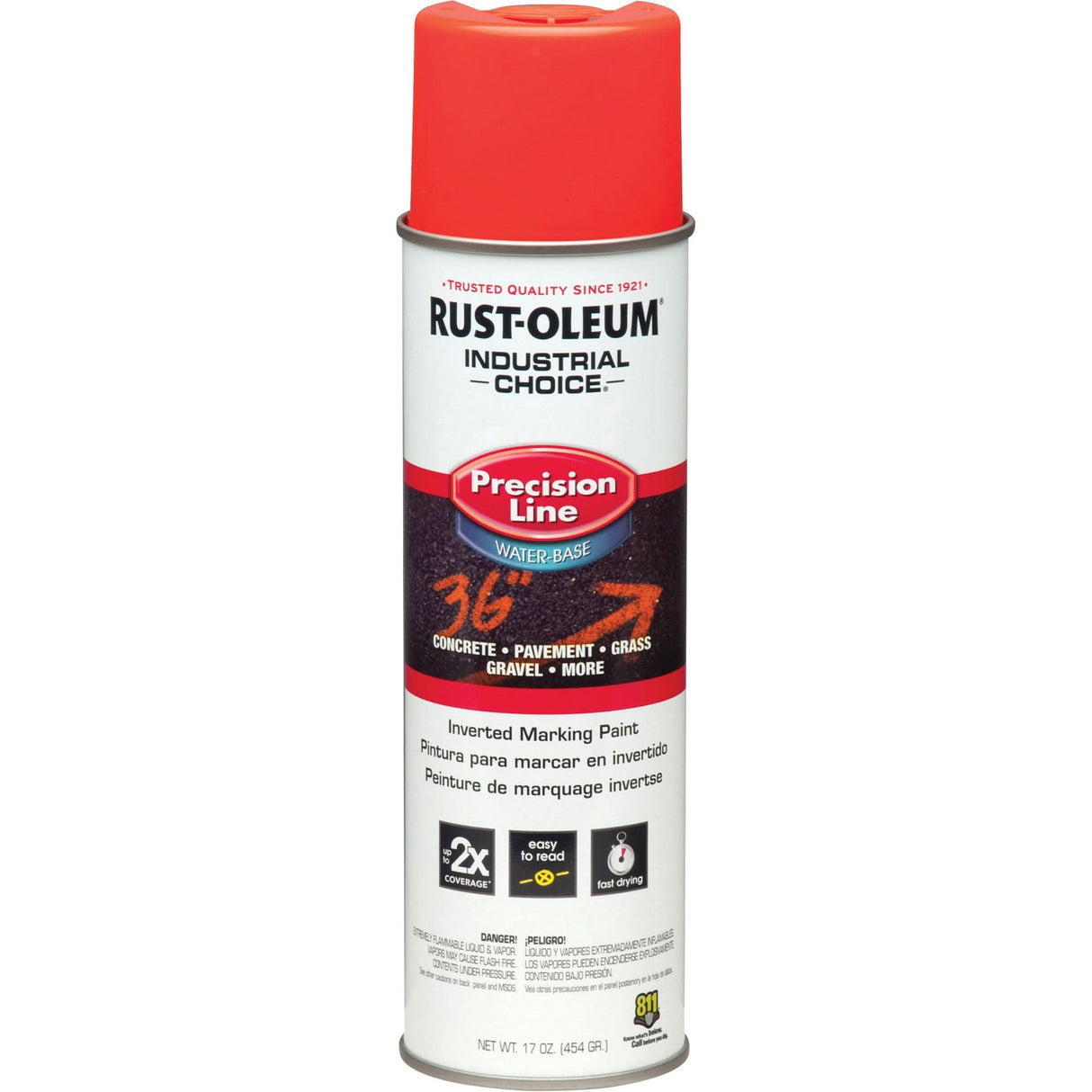 M1600 System SB Precision Line Marking Paint, 17 oz., Aerosol Can