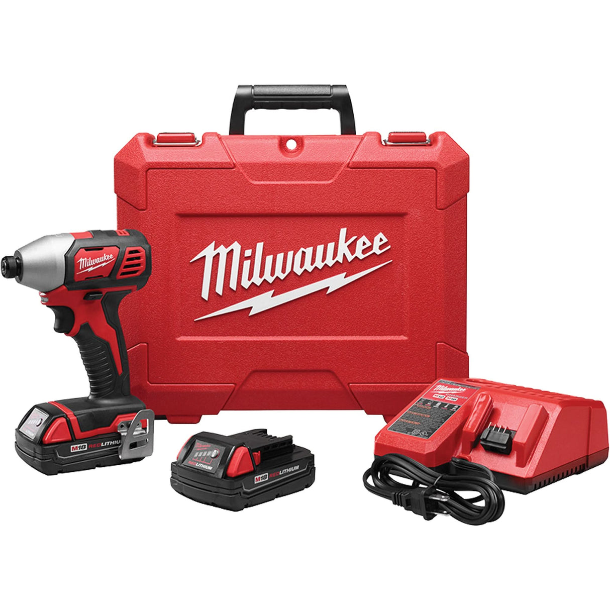 M18™ Cordless Hex Impact Driver Kit, 1/4", 1500 in-lbs Max. Torque, 18 V, Lithium-Ion