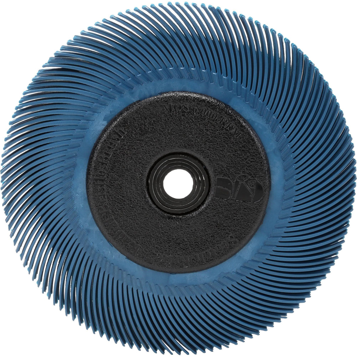 Scotch-Brite™ Radial Bristle Brush, Ceramic, 400 Grit, 6" Dia.