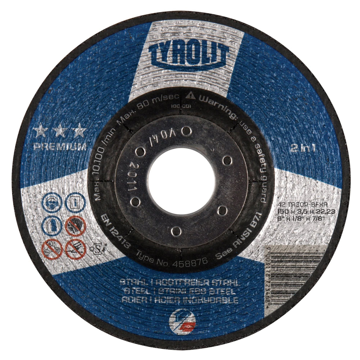 2-IN-1 Combination Wheel - 6", Type 27