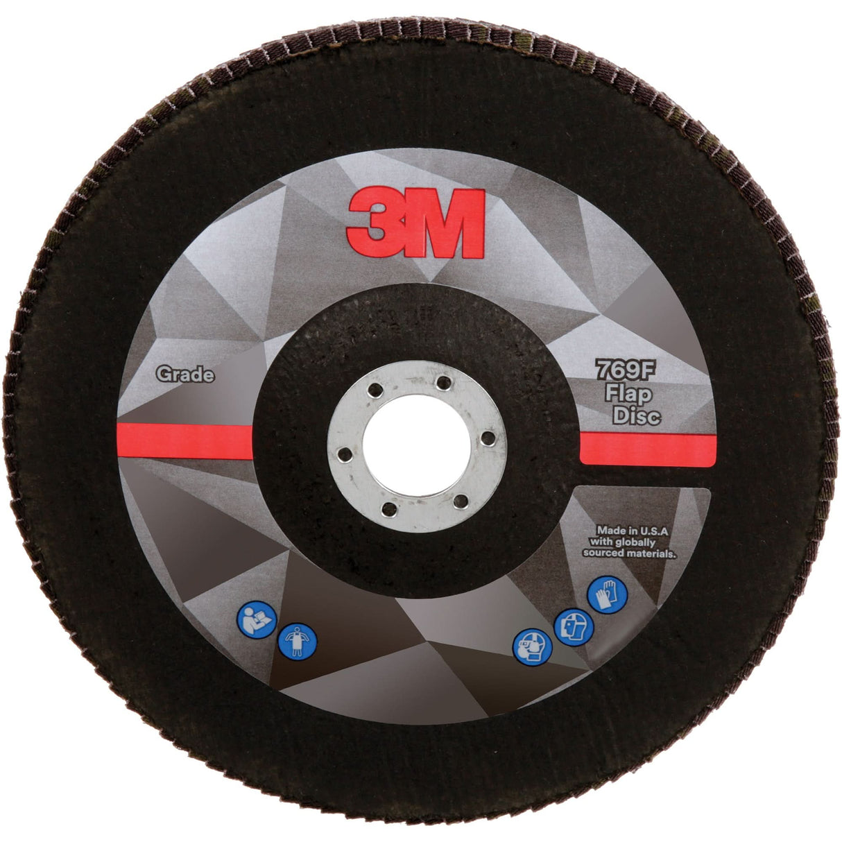 769F Quick Change Flap Disc, 7" x 7/8", Type 27, 80+ Grit, Aluminum Oxide/Ceramic