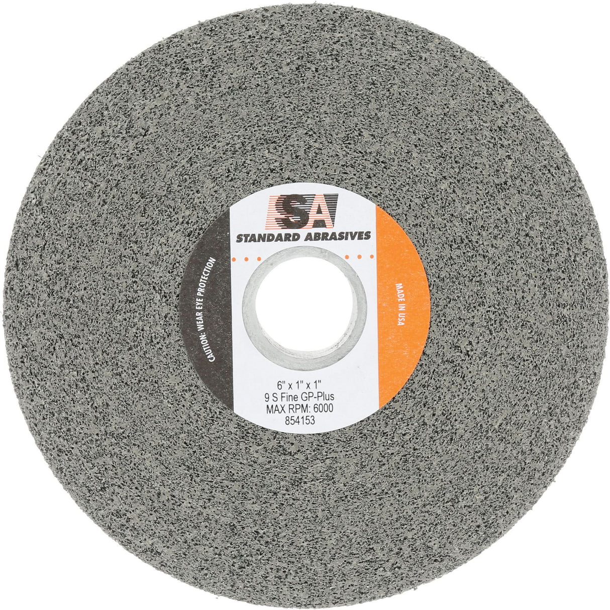 Standard Abrasives™ General Purpose Plus Wheel, 6" x 1", 1" Arbor, Silicon Carbide