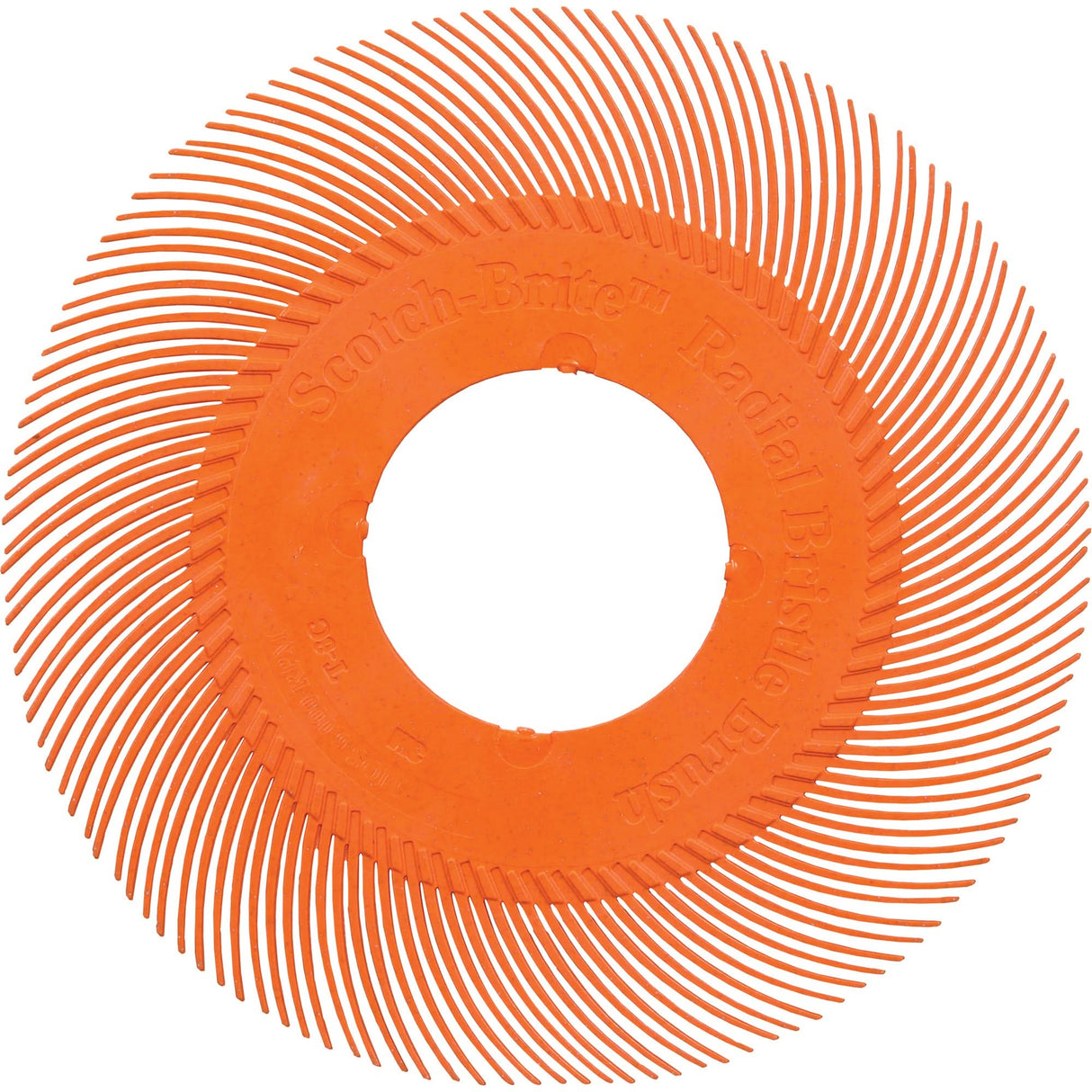 Scotch-Brite™ Type C Precision Radial Bristle Brush PN-RB without Adapter, Ceramic, 80+ Grit, 6" Dia.