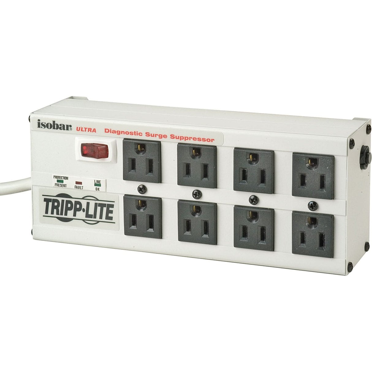Isobar® Premium Surge Suppressors, 8 Outlets, 3840 J, 1440 W, 12' Cord