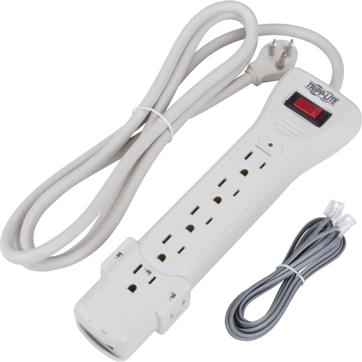 Protect-It Surge Suppressors, 7 Outlets, 1080 J, 1800 W, 6' Cord
