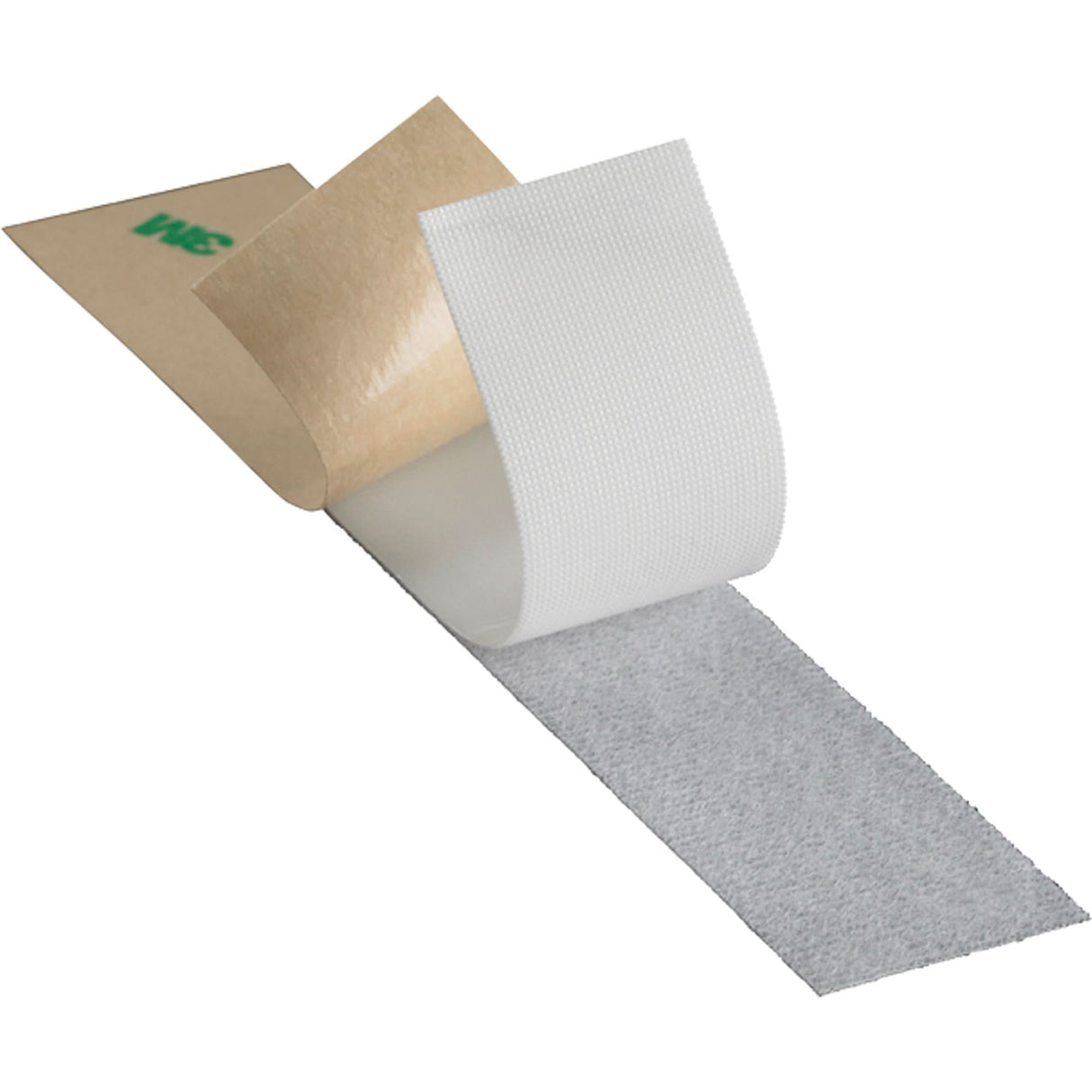 Fastener, Hook, 25 yds x 1", Adhesive, White