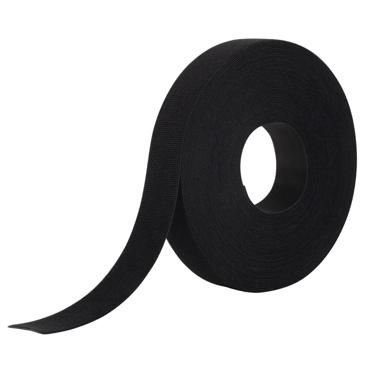 One-Wrap® Fastener Tape, Hook & Loop, 25 yds x 1", Self-Grip, Black