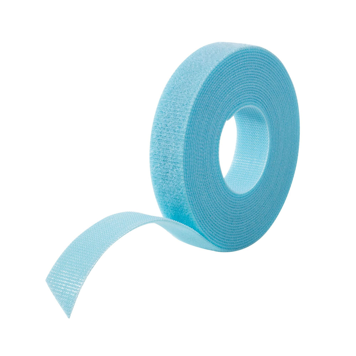 One-Wrap® Cable Management Tape, Hook & Loop, 25 yds x 5/8", Self-Grip, Aqua