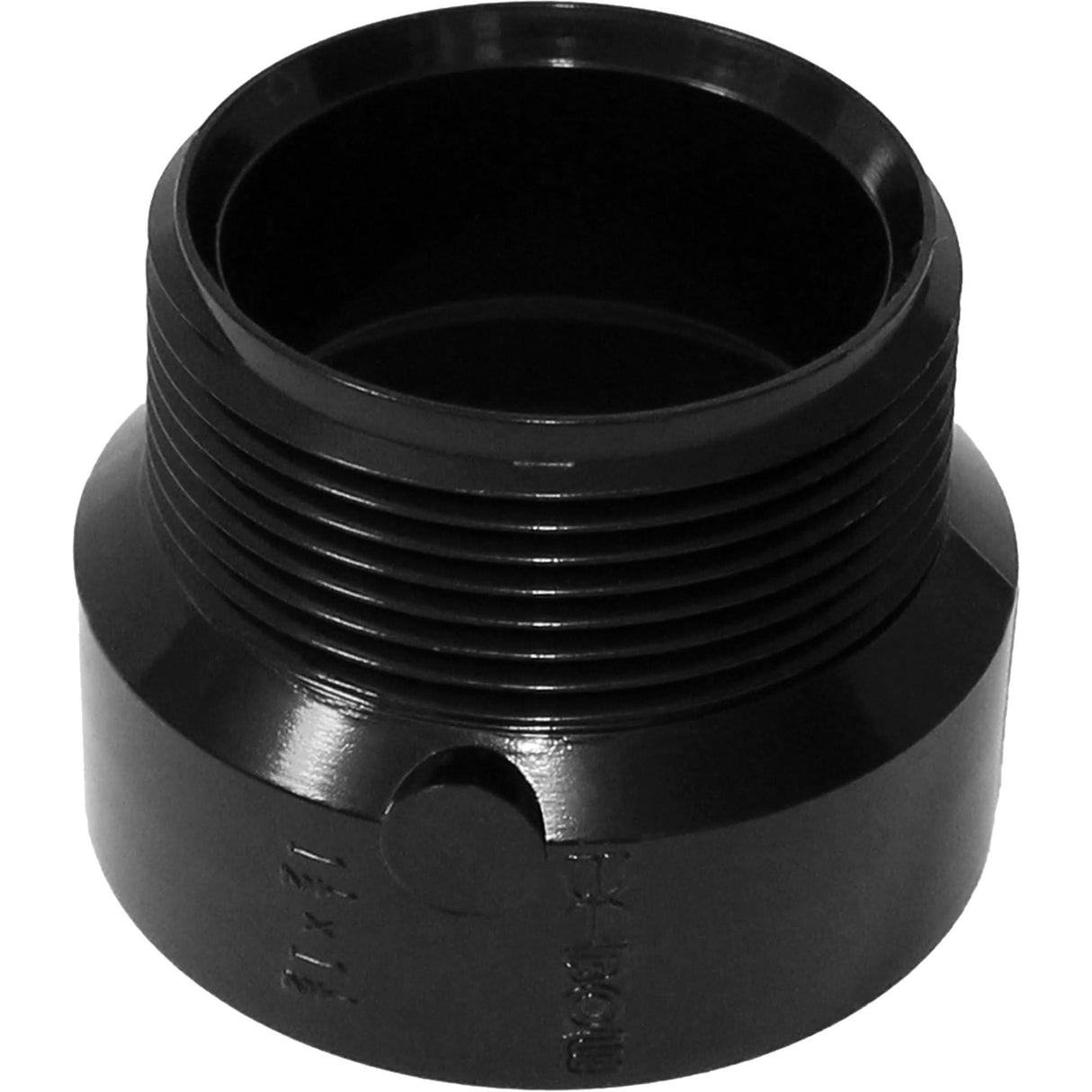 Male Adapter, Hub x MPT, 2" Dia., Plastic