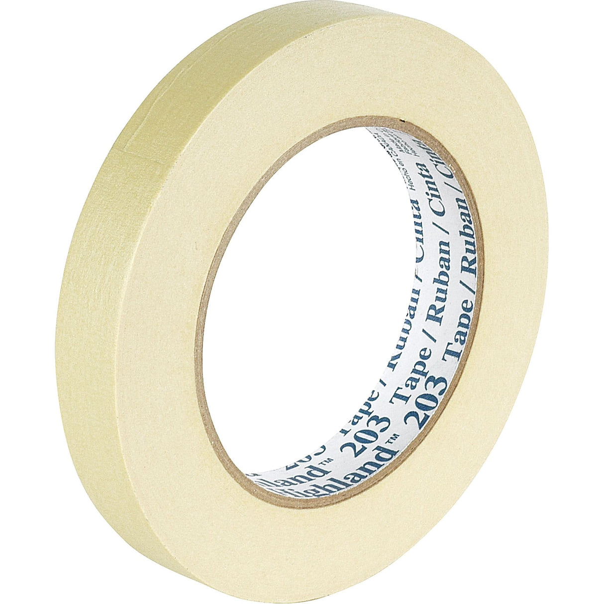 Highland™ 203 Masking Tape, 36 mm (1-1/2") x 55 m (180'), Beige