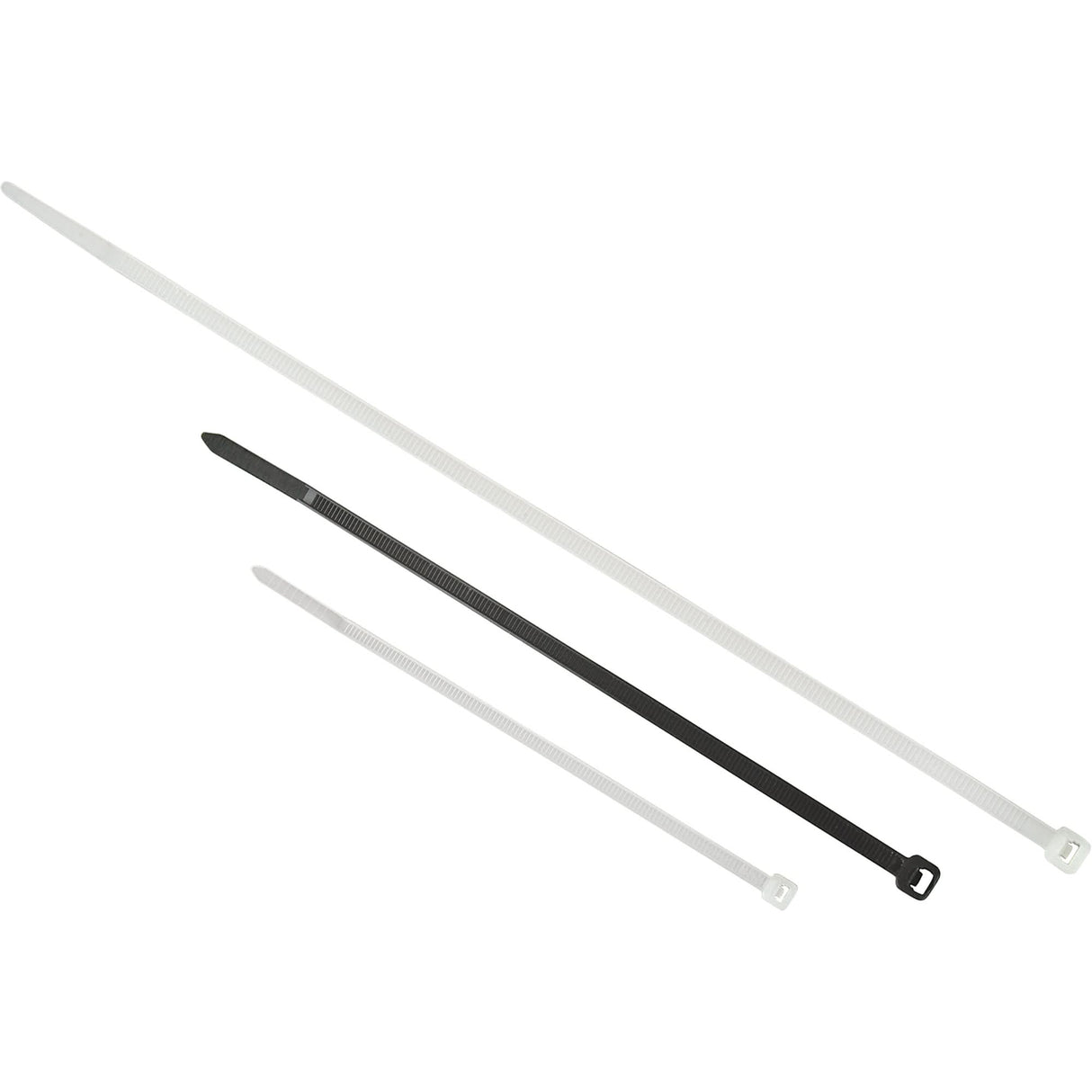 Contractor-grade Cable Ties, 24" Long, 175LBS Tensile Strength, Natural