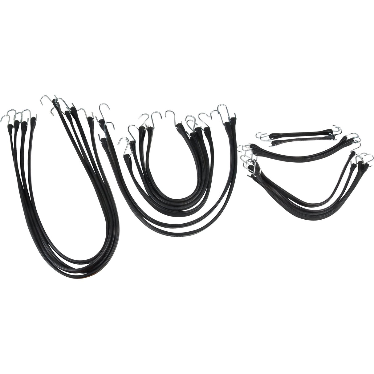 Rubber Tie Down Set, 9"