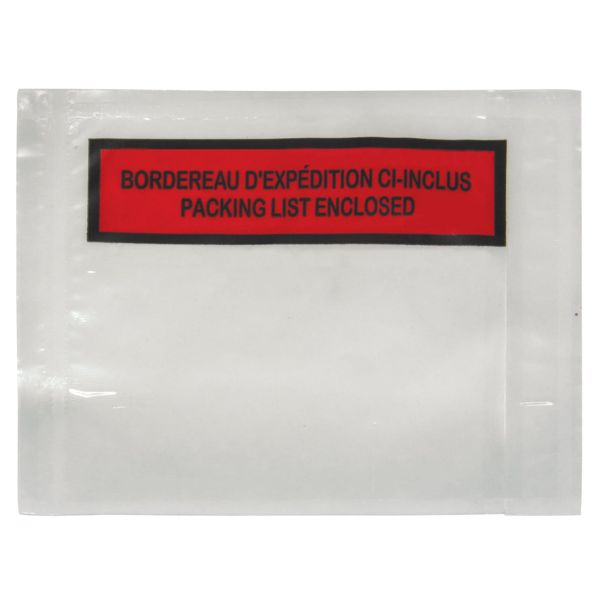Packing List Envelope, 4-1/2" L x 5-1/2" W, Backloading Style
