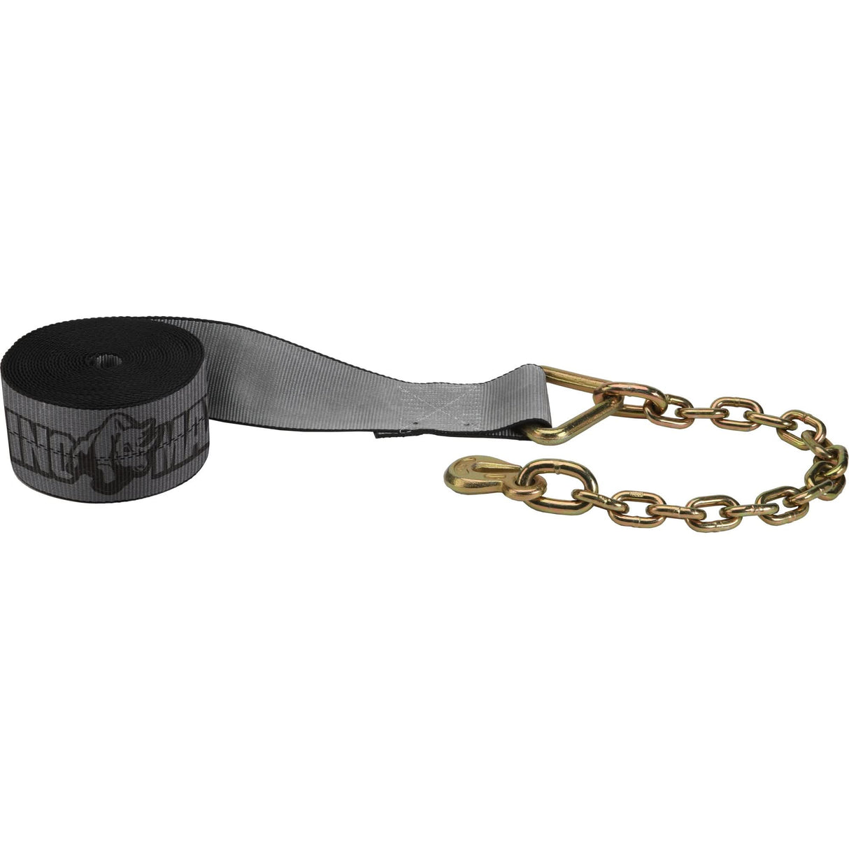 Winch Strap with Chain Anchor