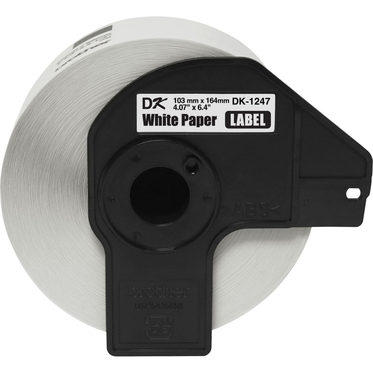 Large Die-Cut Shipping Labels, 4" W x 6-2/5" L, White