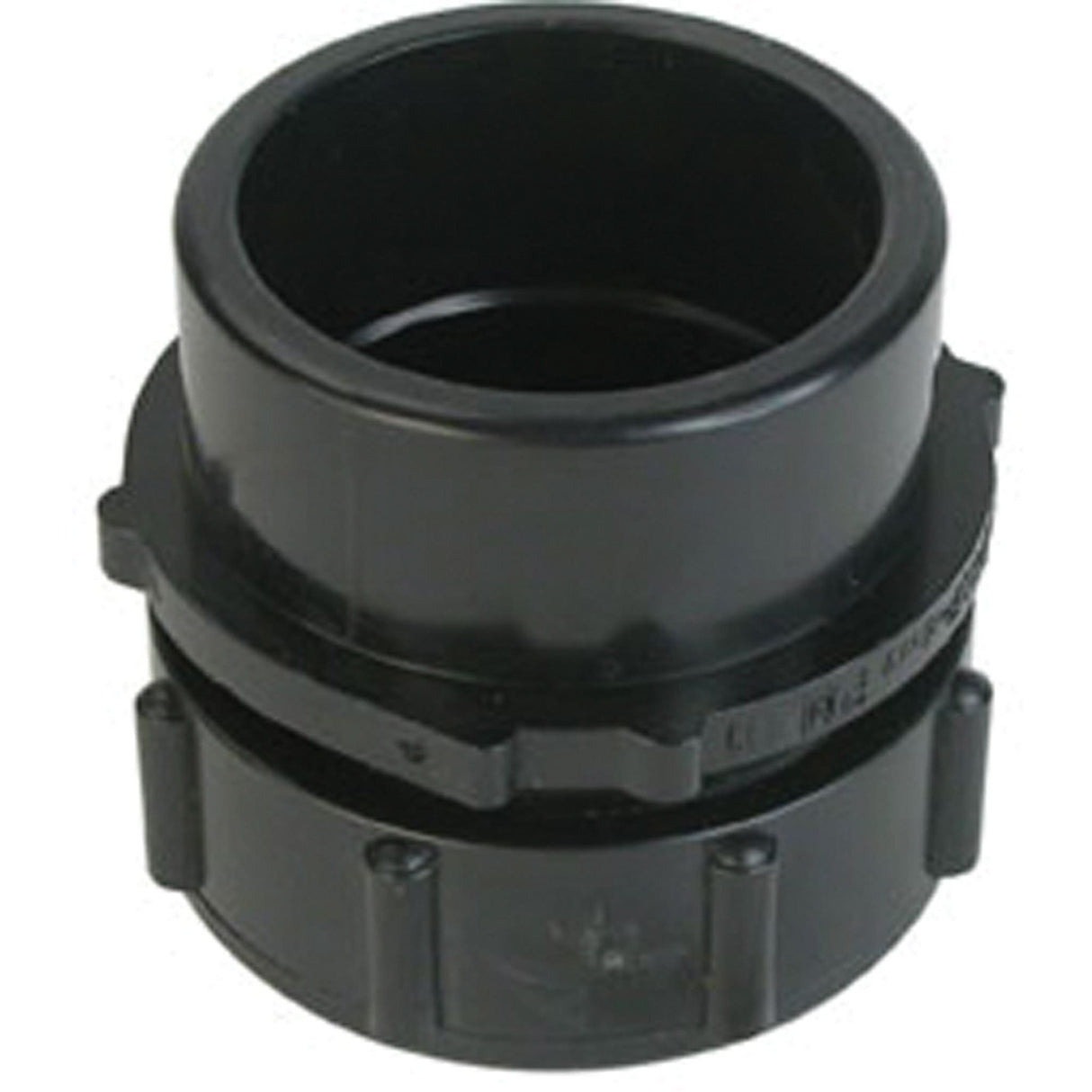 Cleanout Adapter, Spigot x Cap, 1-1/2" Dia., Plastic