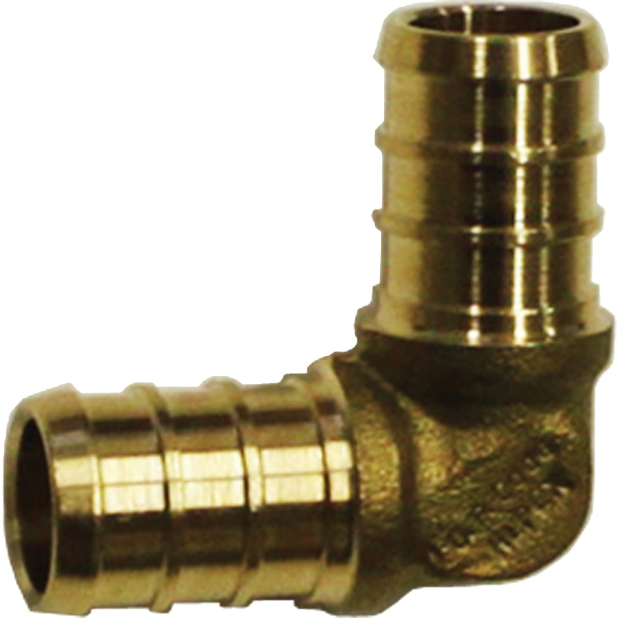 Lead-Free 90° Elbow Fitting, Barb x MPT, Brass, 3/4"