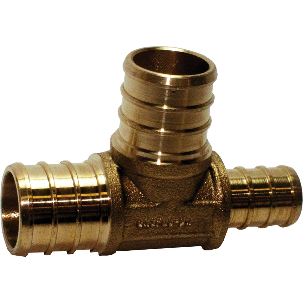 Lead-Free Tee Pipe Fitting, Brass, 3/4" x 1/2" x 3/4"