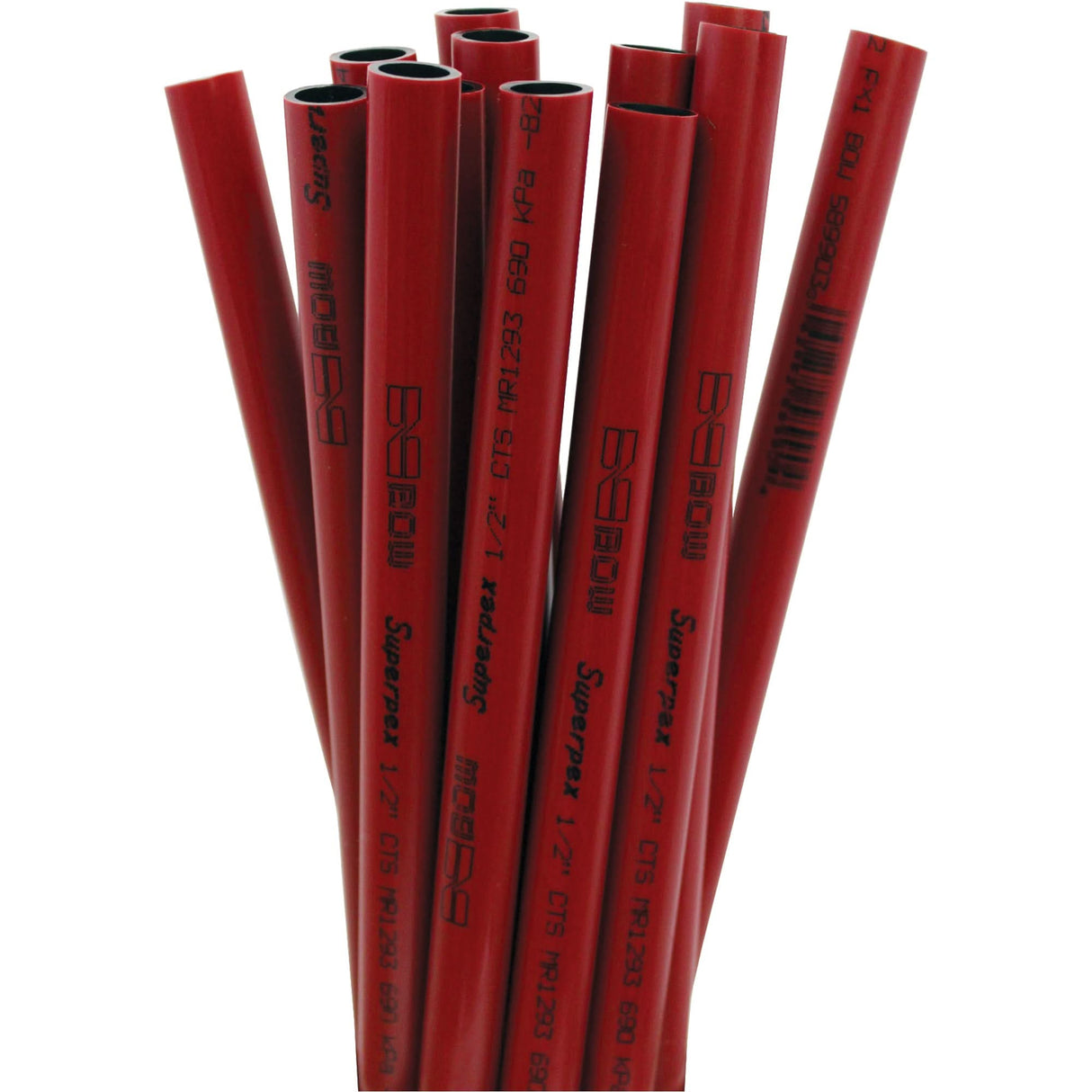 Superpex Hot Water Pipe, Plastic, 12' L x 0.75" Dia.