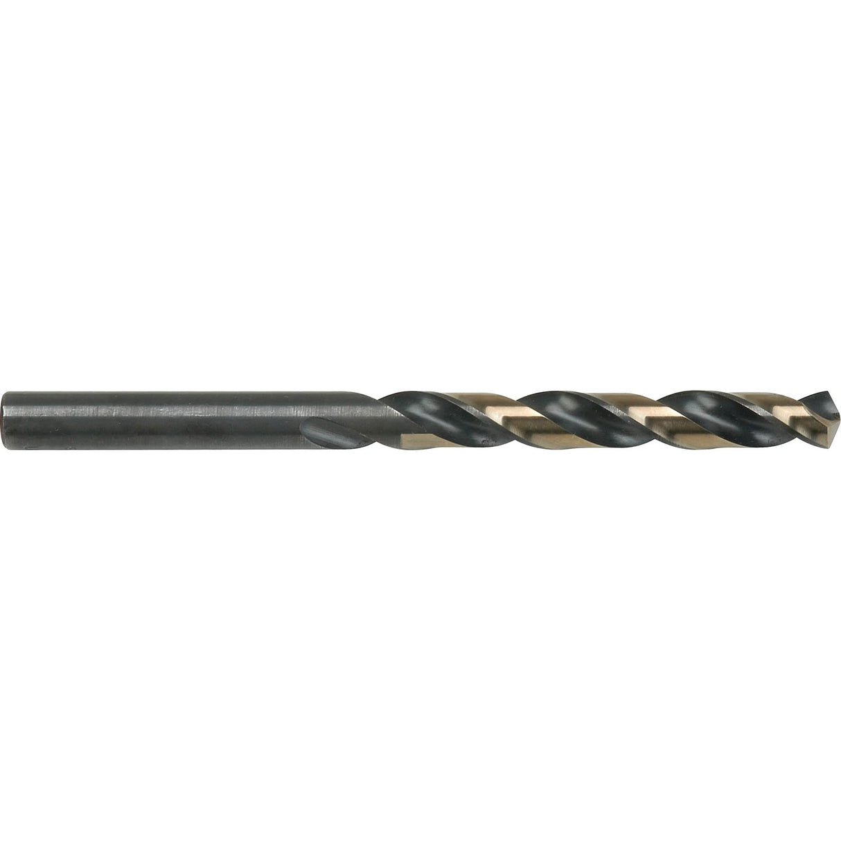 Two-Tone Jobber Drill Bit, High Speed Steel, 3/16", 3-1/2" L, 2-3/16" Flute, 135° Point Angle