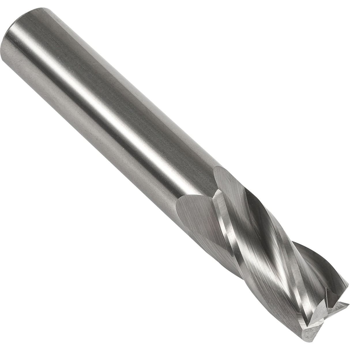 S134 Square End Mill, 3/4" Dia., 4" L, 4 Flutes, 3/4" Shank, Carbide